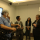 ECE Professor Demonstrates Brain-Controlled Robotic Legs to U.S. Rep. John Culberson
