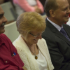 Zerda (center) at her surprise retirement party in August 2014.