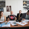 UH Space Architects Present Plans for Mars Mission to Buzz Aldrin