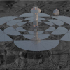 The habitat envisioned by four Cullen College grad students that can sustain life on the moon of Phobos