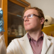 Ryan Poling-Skutvik examines a nanocomposite made of polystyrene grafted to silica particles