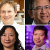 New senior members of the National Academy of Inventors are (top row, l-r) Jason Eriksen, associate professor of pharmacology and Hung “Harry” Le, instructional assistant professor of electrical and computer engineering (bottom row, l-r) Yuhua Chen and Yan Yao, both associate professors of electrical and computer engineering