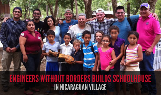 Engineers Without Borders Builds Schoolhouse in Nicaraguan Village