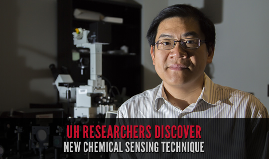 UH Researchers Discover New Chemical Sensing Technique