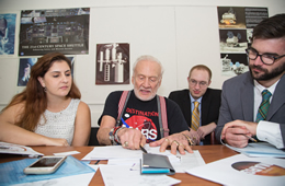 UH Space Architects Present Plans for Mars Mission to Buzz Aldrin