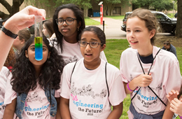 UH Engineers, Chevron Introduce Houston-area Girls to STEM Fun