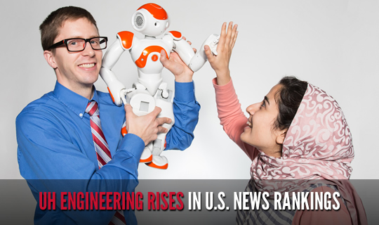 UH Engineering Rises in U.S. News Rankings