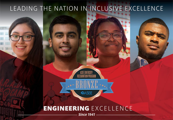 UH Cullen College of Engineering Recognized for Its Commitment In Diversity by ASEE.