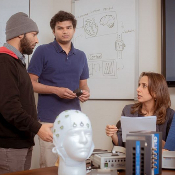 UH doctoral students Rafiul Amin and Hamid Fekri Azgomi