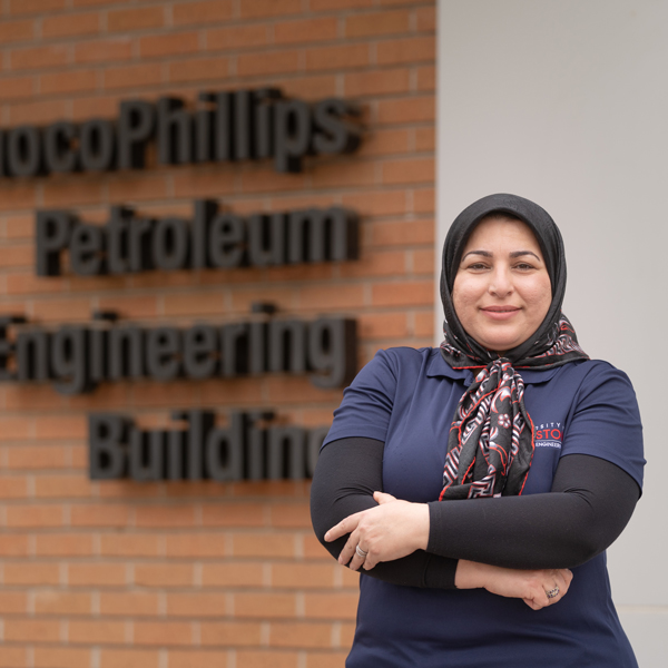 UH petroleum master's student Leila Zeinali