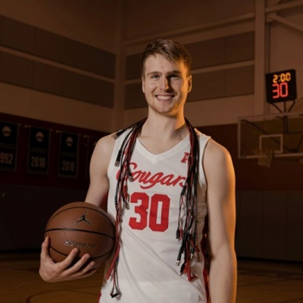 UH engineering student and basketball player Caleb Broodo