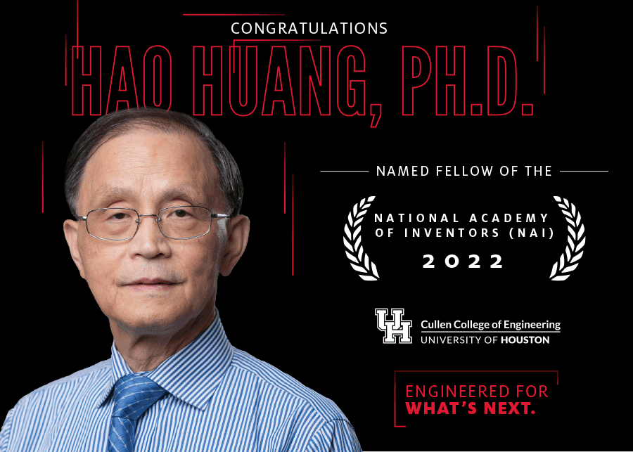 Hao Huang Among NAI 2022 Class Of Fellows